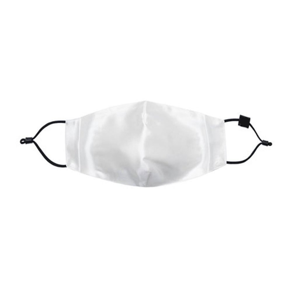 SILK FACE MASK WITH FILTER (WHITE)